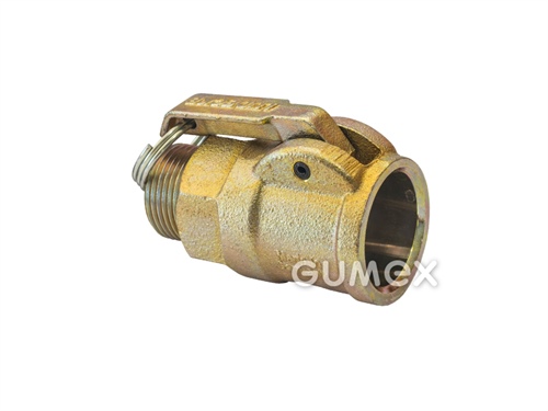 KAMLOK für Beton System 22, Kupplung mit einem Hebel DN25, Außengewinde G 1", 50bar, 